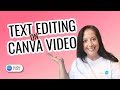 Add Text To Video in Canva | NEW Video Editor 🔥