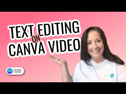 Add Text To Video in Canva | NEW Video Editor 