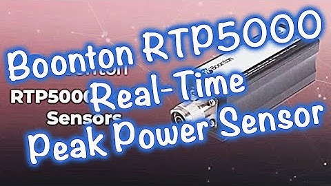 Boonton RTP5000 Overview