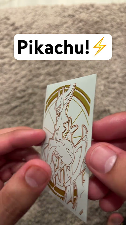 Pikachu!⚡️ #pokemonchannel #pokemon #mewtwo #pikachu #pokemoncards #charizard #gengar #arceus