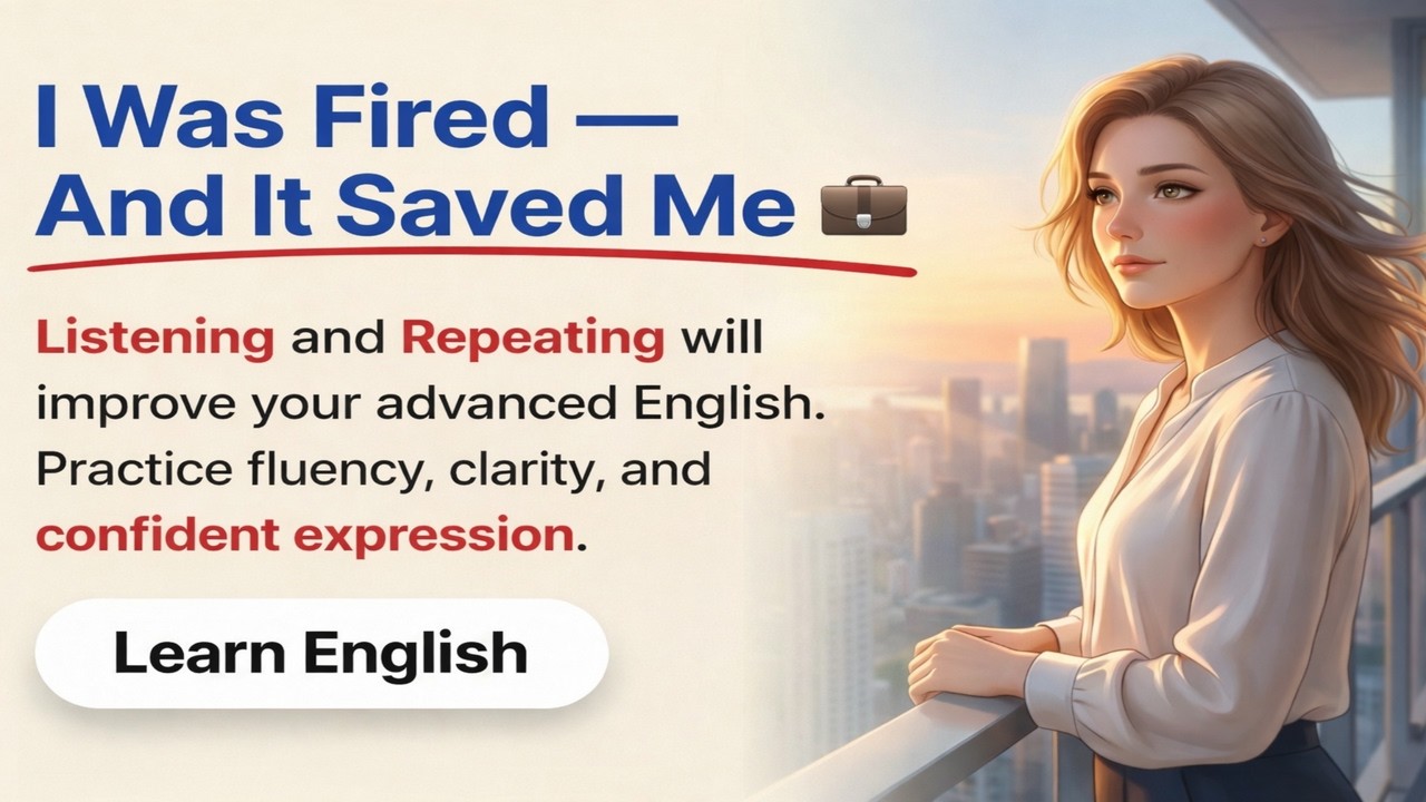 I Was Fired — And It Saved Me 💼 | Advanced English Shadowing (B2–C1)