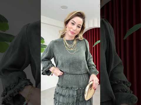 7685 Selin Etekli Takım | Tesettür elbise modelleri | etekli kombin #tesetturkombin