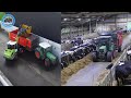 Feeding dairy cows with a claas torion 738t and schuitemaker feedingwagon
