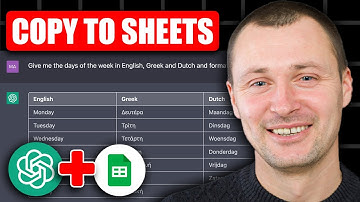 How To Copy And Paste A Table From ChatGPT To Google Sheets