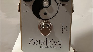 Hermida Zendrive II Gold Overdrive Boost Distortion guitar pedal by Lovepedal