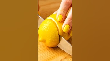 Fresh Lemon Slice🔪😋 #shorts