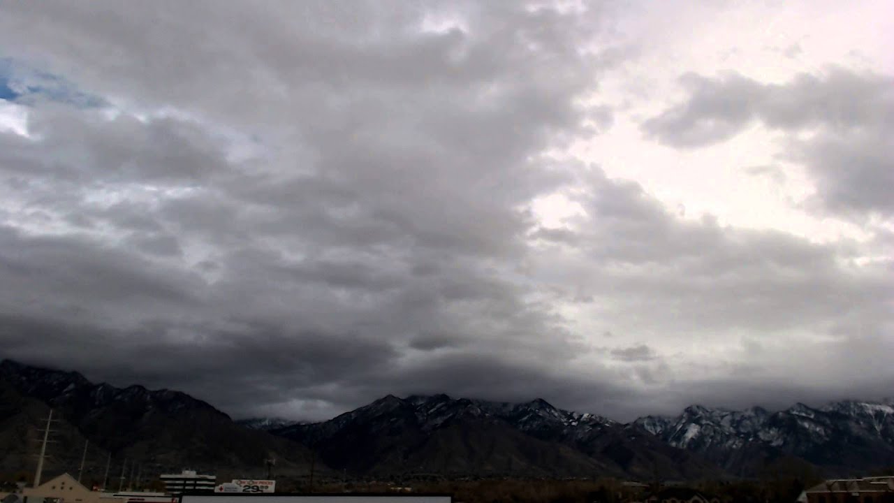 Time Lapse Salt Lake City Storm Front Passage November 22, 2014 YouTube