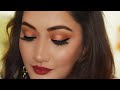 (Hindi ) Indian Party Makeup Tutorial |Valentines Day Makeup Look 2018