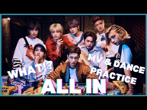 Baby Stay going ALL IN on Stray Kids | Stray Kids - "ALL IN" MV & DANCE PRACTICE REACTION