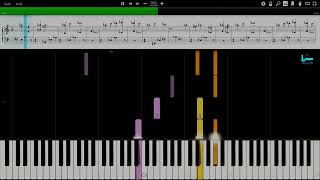 "Missing Main Theme"  -- Vangelis [PIANO Midi Sheet Music Tutorial]