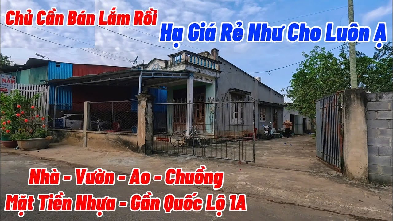 QUÁ RẺ RỒI! Nhà Vườn Ao Chuồng Mặt Tiền Nhựa Gần Quốc Lộ Giá Rẻ Rề | NHÀ ĐẤT ĐỒNG NAI GIÁ RẺ