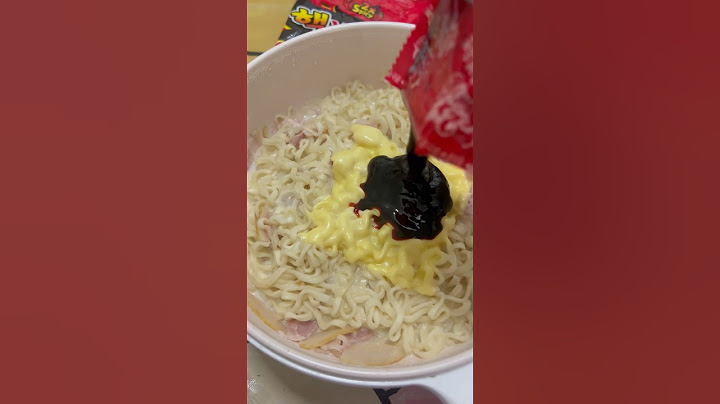 มาม่าเกาหลีเผ็ดx2 ใส่นมกับชีส นัวมาก #foodie #asmr #samyang #korea #shorts