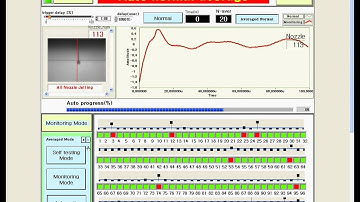 Inkjet monitoring system by using piezo self-sensing (high accuracy)