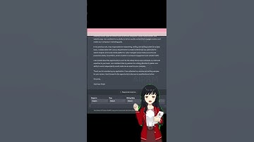 เขียนอีเมลสมัครงานง่ายๆ ด้วยChatgpt‼️