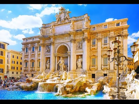 Рим, Италия. Фонтан Треви и площадь Венеции. Rome, Italy.  Fountain Trevi and Piazza Venezia
