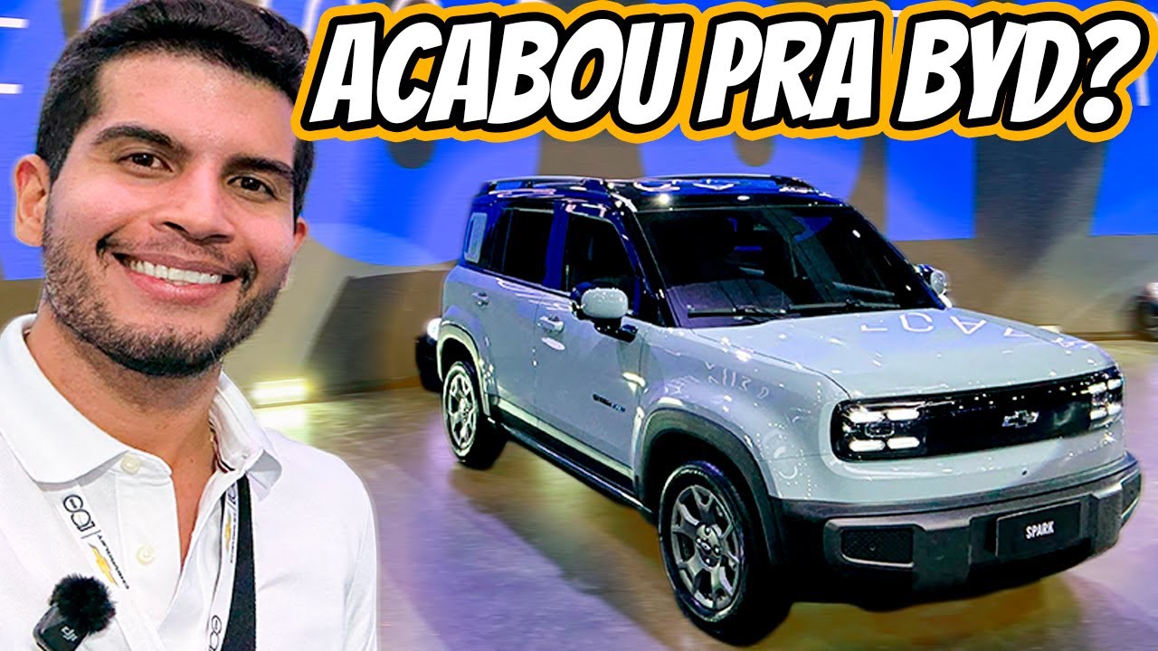 Chevrolet Spark EUV 2026 - SUV 100% elétrico de R$160 mil