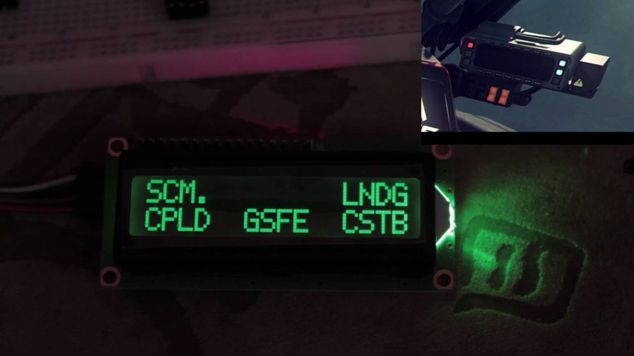 RG Custom AEGIS Control panel prototype - YouTube