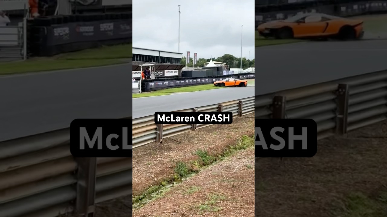 McLaren GT Crash 