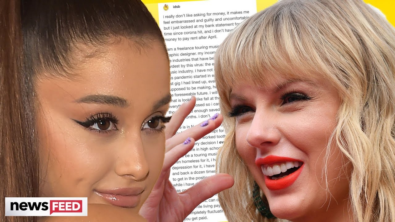 Ariana Grande & Taylor Swift give fans Big Money!