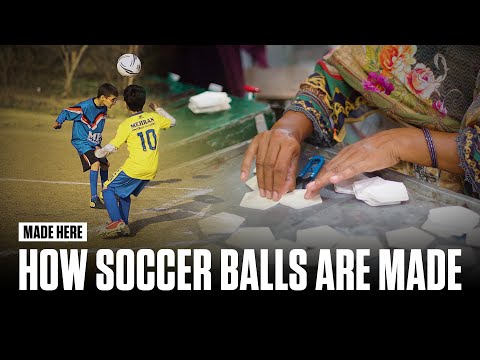 Video: How Soccer Balls Are Made