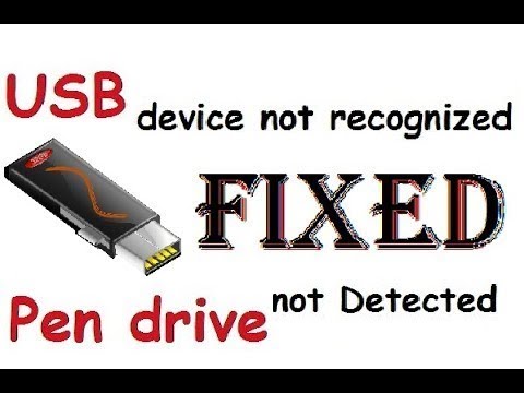 How To Fix USB Device Not Recognized Windows 7 Ultimate | Foci