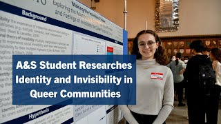 A&S Student Researches Identity and Invisibility in Queer Communities