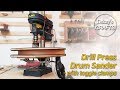 초간단 드럼샌더 feat : 드릴프레스 [목공 DIY] │ Drum Sander with Drill Press [Wood Wroking]