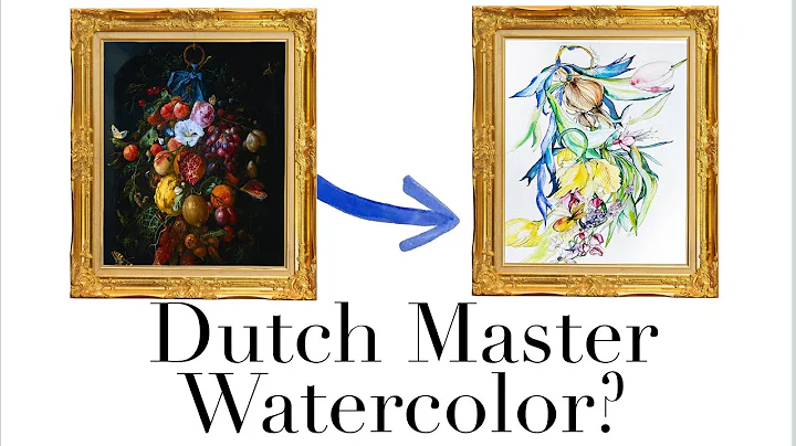 A Very Watercolor-y Dutch Masters Tutorial! Ukrain...