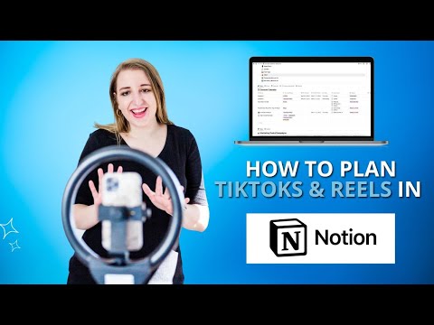 How To Plan Tiktok Or Reels In Notion Vertical Shortform Video Content Planning