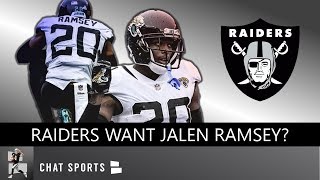 Raiders trade rumors continue to be dominated by, you guessed it…
jalen ramsey. every since the jaguars all-pro corner requested a
trade, team wants to...