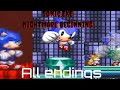 Sonic.exe nightmare beginning all endings bad to good