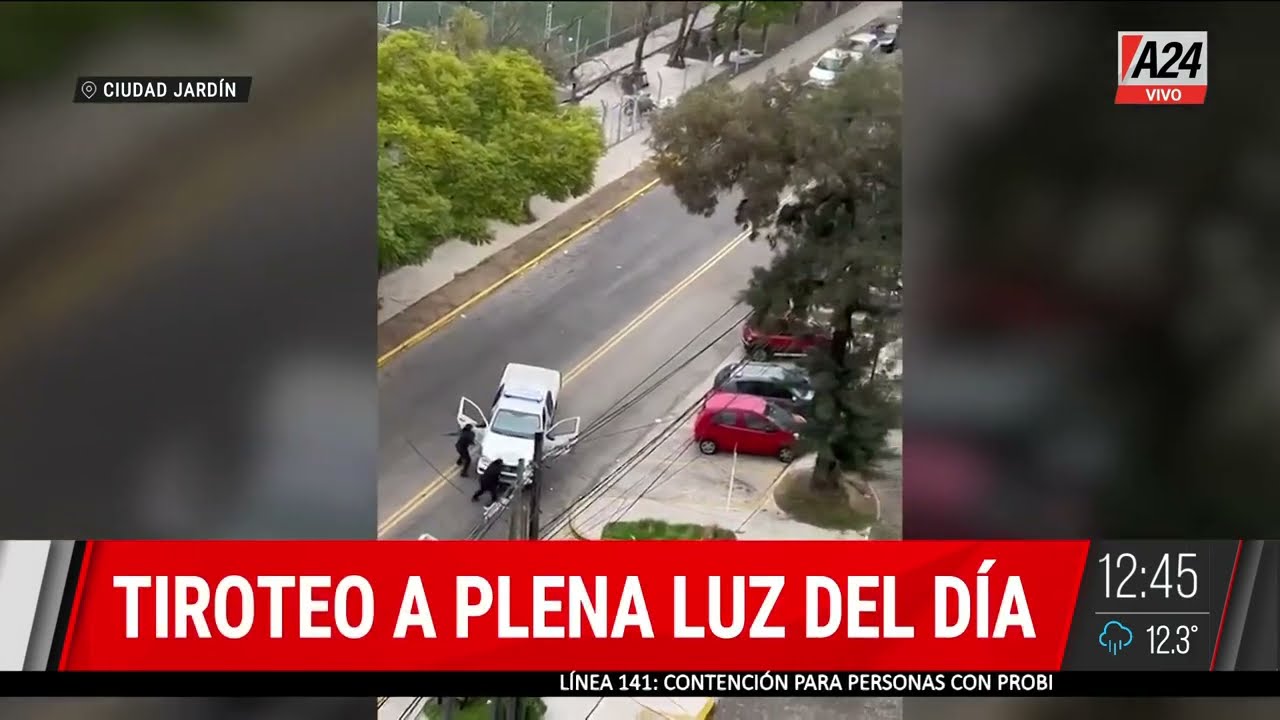 ¡Tirate al piso!: impactante tiroteo a plena luz del día en El Palomar