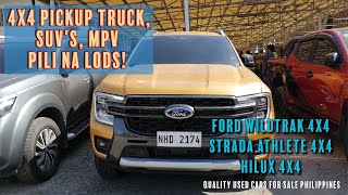 Quality Used Cars for sale Philippines - Pickup 4x4 & SUV Pili na mga Lods!