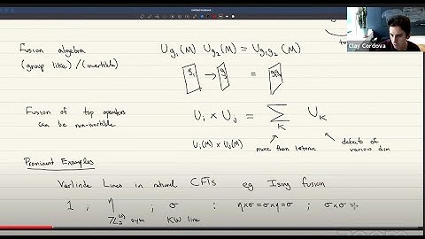 Clay Cordova (U Chicago) Non-Invertible Duality Defects in 3+1 Dimensions @Harvard CMSA 11/03/2021