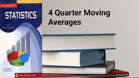 4- quarter moving average ch 8 lec 8