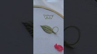 Fishbone leaf stitch tutorial | Aesthetic and Fun | Easy for absolute beginners
