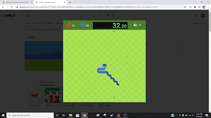 Google snake game infinity mode 25 apples large speedrun. Former WR