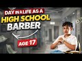 Day in a life as a a (high school) barber #dmvbarber #barber #trending #youtube
