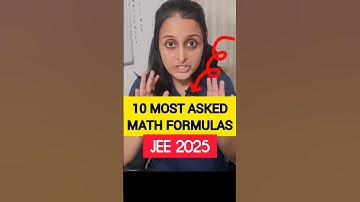 10 Formulas = 40 Marks #jeemaths