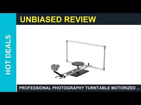 Professional Photography Turntable Motorized RAUBAY 360 Degree Spinner Lite Version Guide