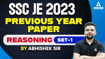 SSC JE 2023 | SSC JE Previous Year Reasoning Question | Set-1 | By Abhishek Sir