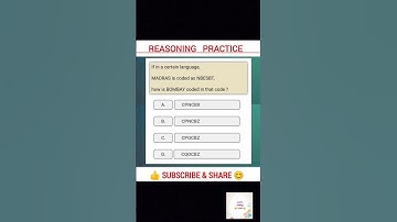 Coding Decoding Reasoning Tricks | Reasoning Questions | Simple Easy 55M #ssccgl #sscgd2025 #short