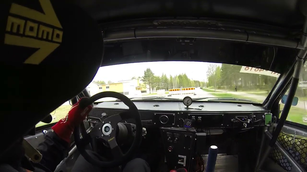 Nivala Sprint 2025 Lauantai 2/2 Volvo 740 osuma oikaisuesteeseen