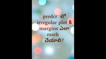 how to margins irregular plot in predcr
