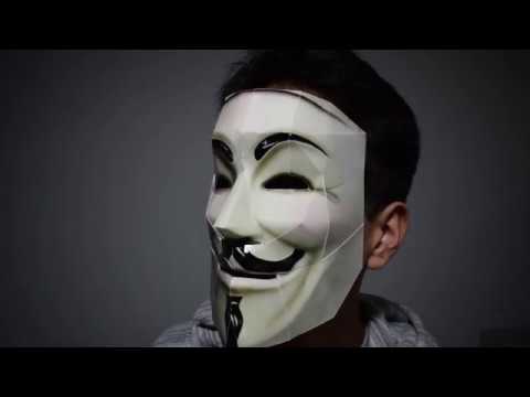 Vídeo: Como Fazer Uma Máscara De Guy Fawkes