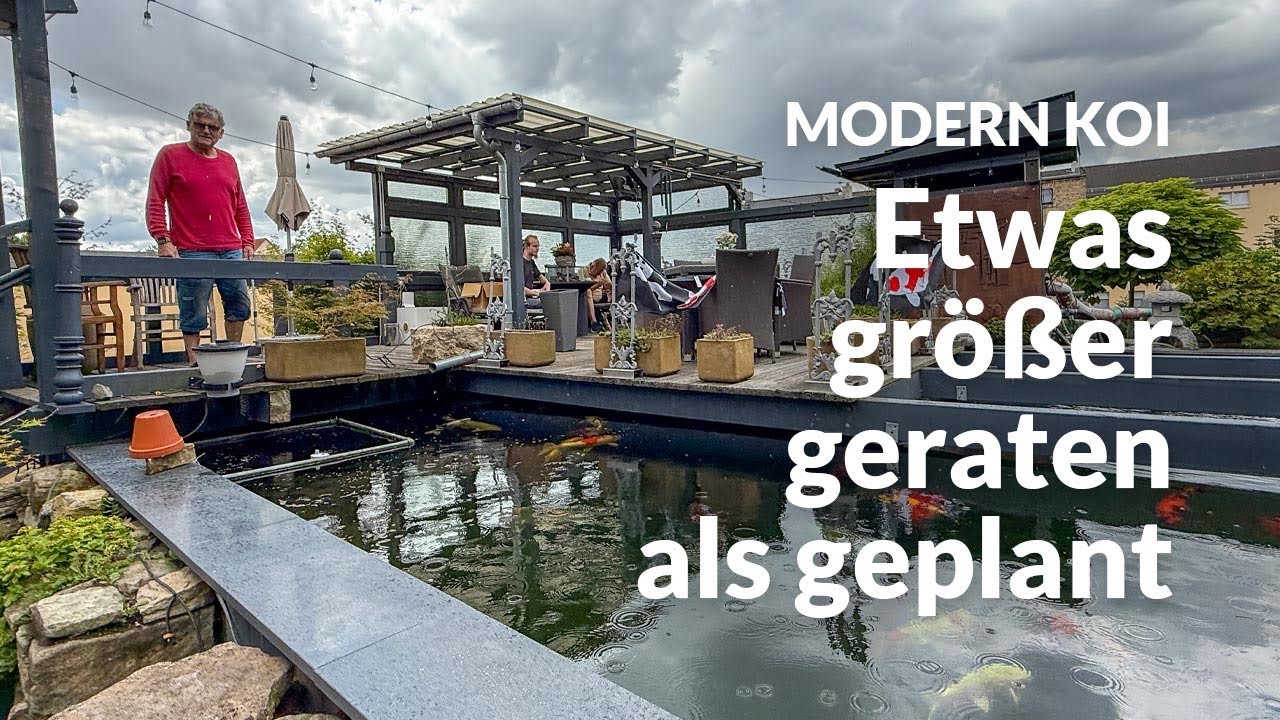 Stefans 130.000l Koiteich | Modern Koi Blog #8101
