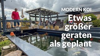 Stefan's 130,000L Koi Pond | Modern Koi Blog #8101