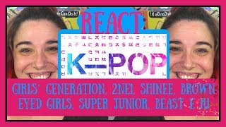 LALA REACTS: KPOP (Girls’ Generation, 2NE1, SHINee, Brown Eyed Girls, Super Junior, Beast e IU)