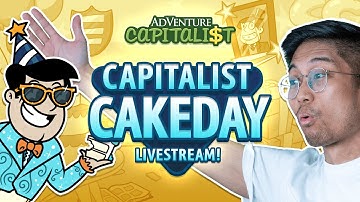 Capitalist Cakeday Livestream with Investor Nick ft. Gameplay, Giveaways and more!