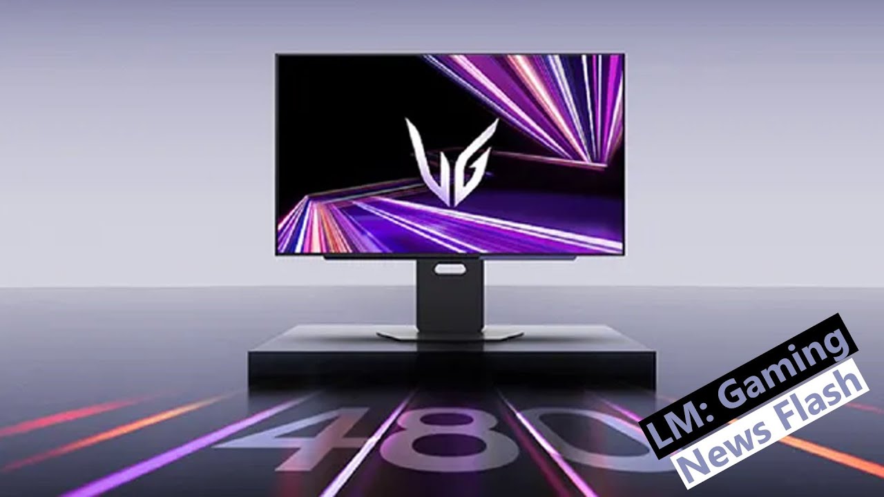 LG's First 480Hz OLED Gaming Monitor Is $1,000 - Gaming News Flash